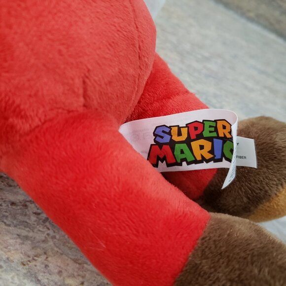 Nintendo Super Mario Bros Fire Mario 12" Plush Toy - Picture 5 of 6